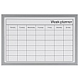 Bi-Office Dry Wipe Weekly Planning Board with Pen