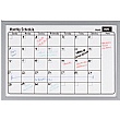 Bi-Office Magnetic Monthly Planner Drywipe Board