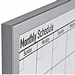 Bi-Office Magnetic Monthly Planner Drywipe Board