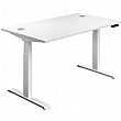 Commerce II Height Adjustable Rectangular Sit-Stand Desks