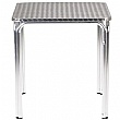 Aluminium Bistro Square Stacking Table