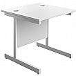 Commerce II White Rectangular Office Desks