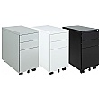 Next Day Karbon K5 IT Desks With 3 Drawer Slimline Mobile Metal Pedestal