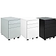 Next Day Karbon K5 IT Desks With 3 Drawer Mobile Metal Pedestal