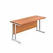 Commerce II Deluxe Compact Rectangular Desk