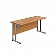 Commerce II Deluxe Compact Rectangular Desk