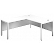 Commerce II Executive White Return Workstations