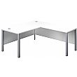 Commerce II Executive White Return Workstations