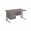 Stellar Rectangular Desks With Single Fixed Pedestal