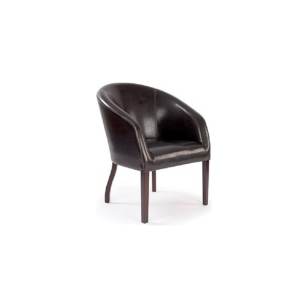 Devon Leather Look Armchair