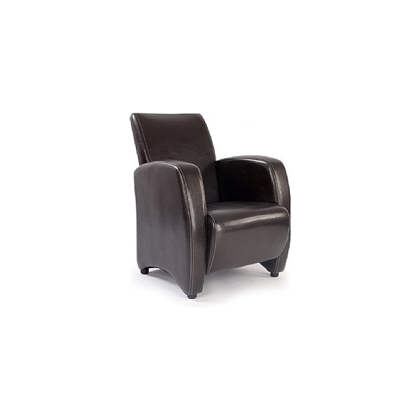 Norfolk Leather Look Armchair