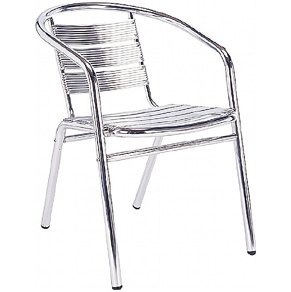 Aluminium Cafe Arm Chair