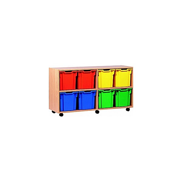 8 Tray Jumbo Mobile Storage