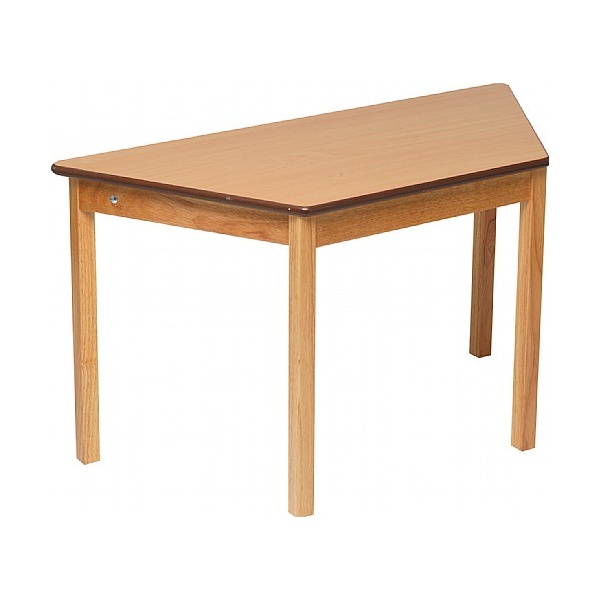 Trapezoidal Classroom Grouping Table Beech