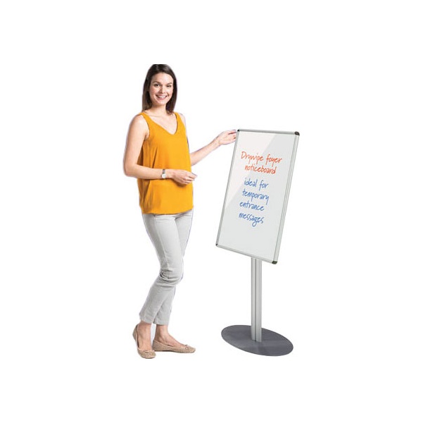 Freestanding Aluminium Frame Shield Whiteboard