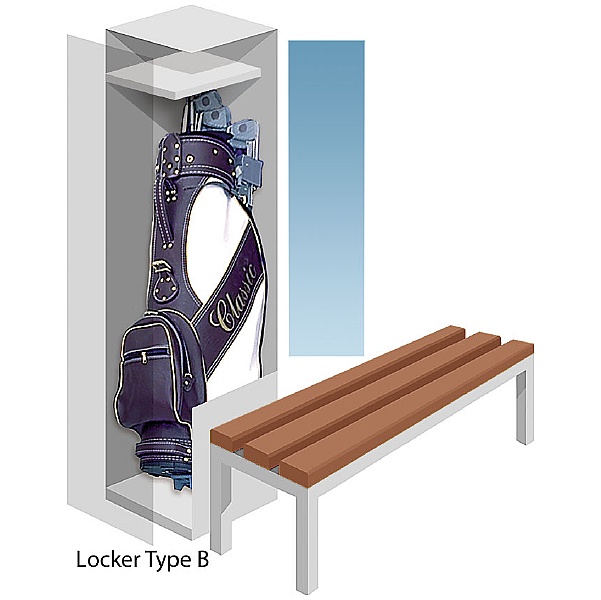 Steel Door Golf Lockers With Active Coat Golf Lockers