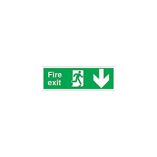 Fire Exit Down Arrow