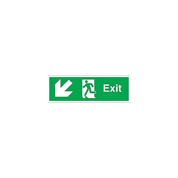 Exit Diagonal Left Down Arrow