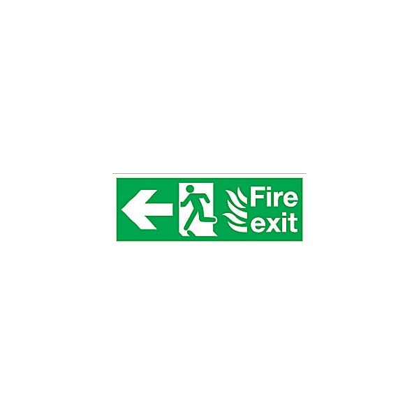 Fire Exit Left Arrow