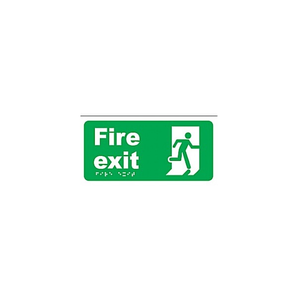 Braille Fire Exit