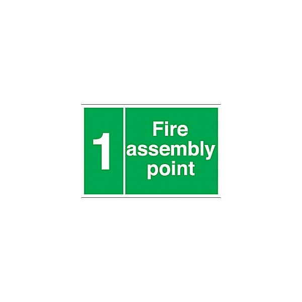 Custom Numbered Fire Assembly Point Sign