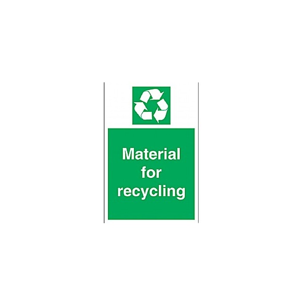Material For Recycling Sign