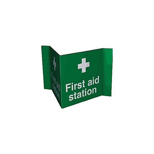 First Aid Station Projection Sign