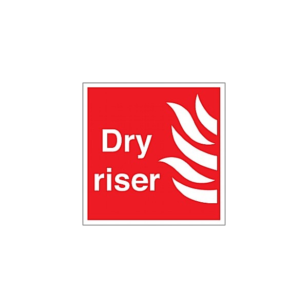 Dry Riser Sign Awareness & Safety Signs