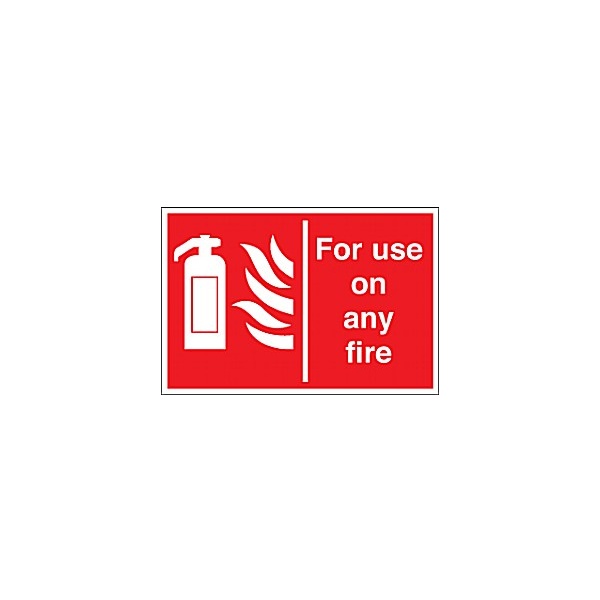 For Use On Any Fire Sign