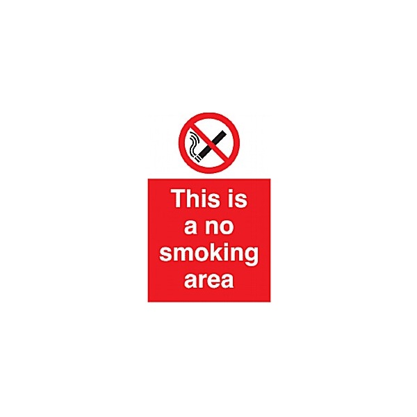 This Is A No Smoking Area Sign