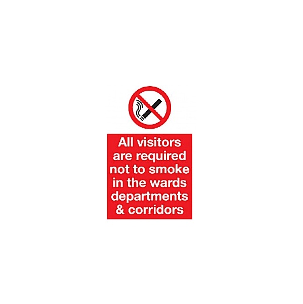All Visitors Are Required Not To Smoke In The Wards Departments & Corridors.