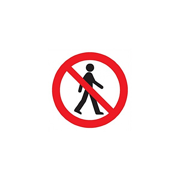No Admittance Symbol Sign