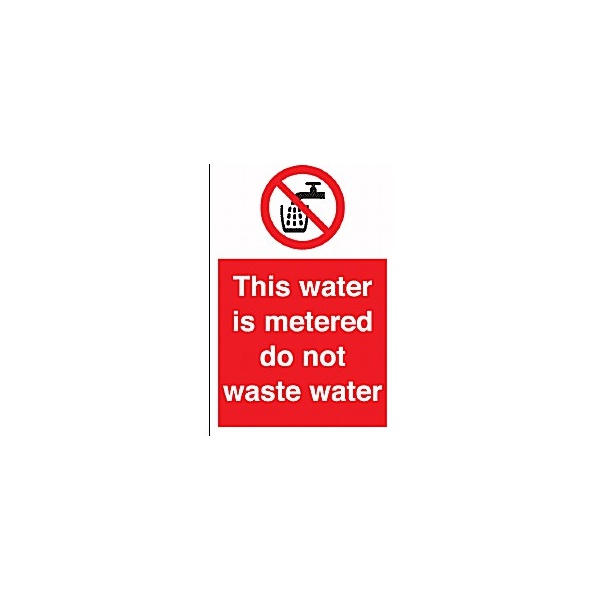 This Water Is Metered Do Not Waste Water