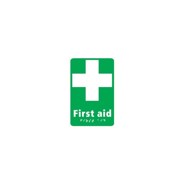 Braille First Aid Sign