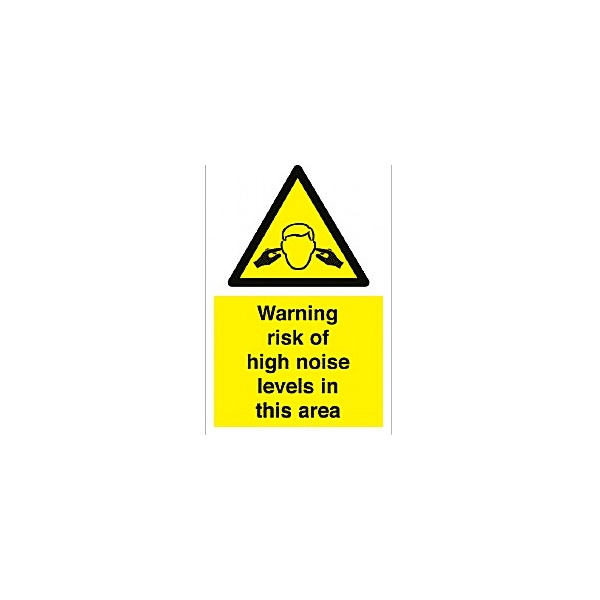Warning Risk Of High Noise Levels In This Area