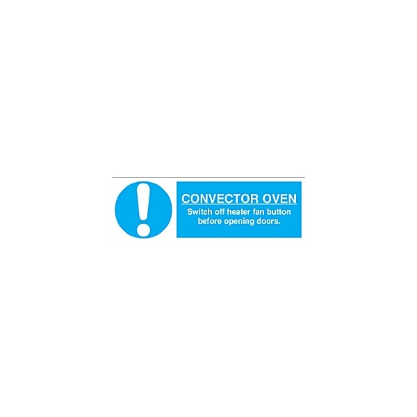Convector Oven Sign