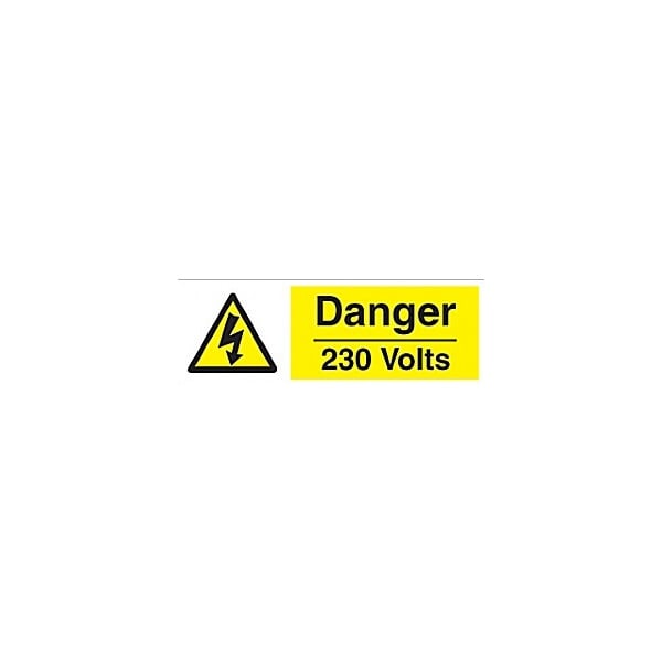 Danger 230 Volts Sign