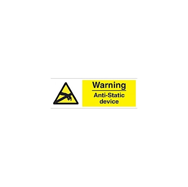 Warning Anti-Static Device Sign