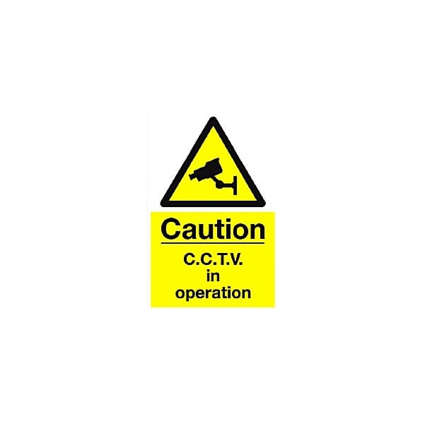 Caution C.C.T.V. In Operation Sign