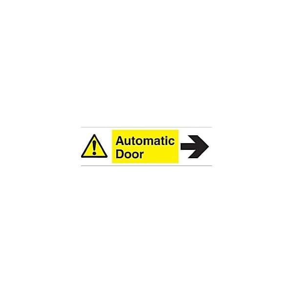 Automatic Door Right Arrow Sign