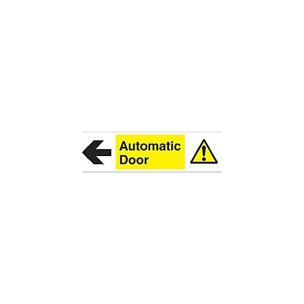 Automatic Door Left Arrow Sign