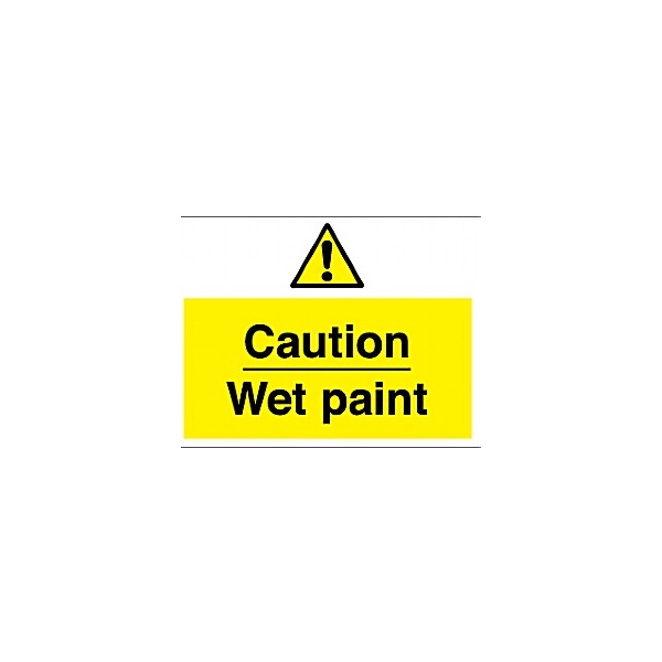 Caution Wet Paint Sign