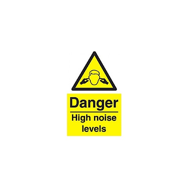 Danger High Noise Levels Sign