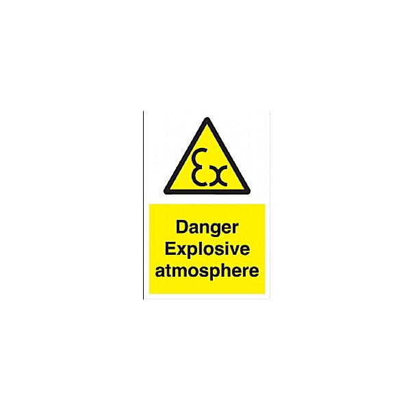 Danger Explosive Atmosphere Sign Awareness & Safety Signs