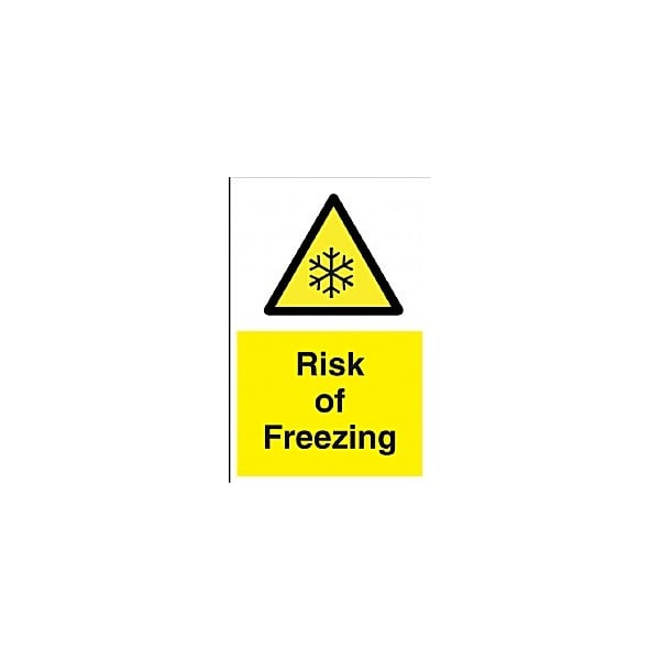 Risk Of Freezing Sign
