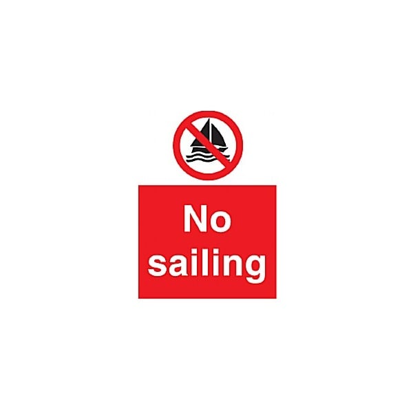 No Sailing Sign