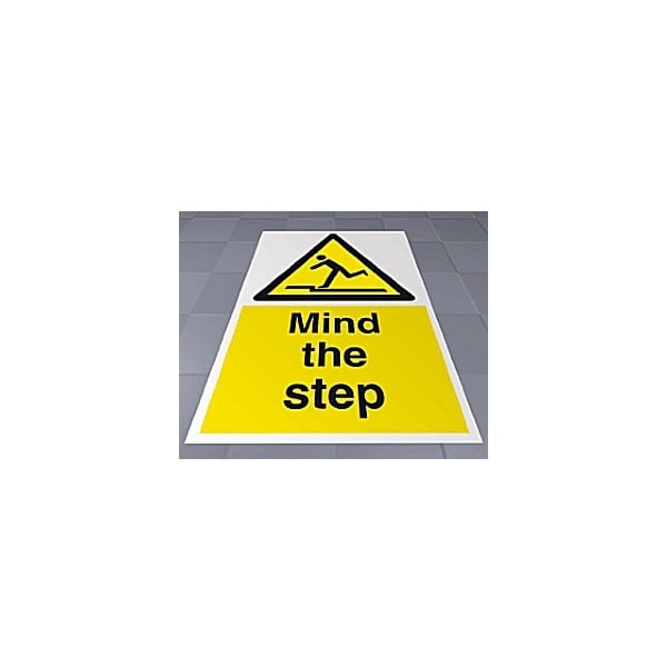 Mind The Step Floor Sign