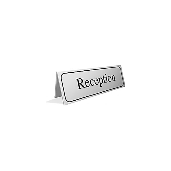 Reception Desktop Sign