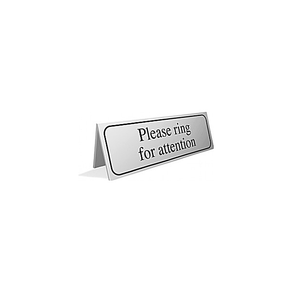 Please Ring For Attention Desktop Sign Desktop Signs
