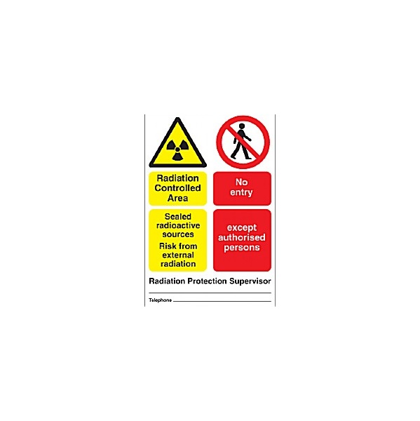 Radiation Controlled Area ...Sign (4)